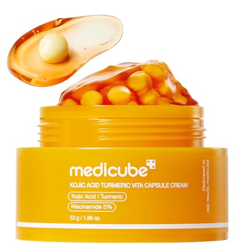 medicube Capsule Cream with Salmon DNA PDRN Pink Collagen | Lightweight Moisturizing Cream with PDRN, Niacinamide for Uneven Skin Tone and Texture, Glow hydration | Korean Skincare, 1.94 oz|B0DTKCN3Z4