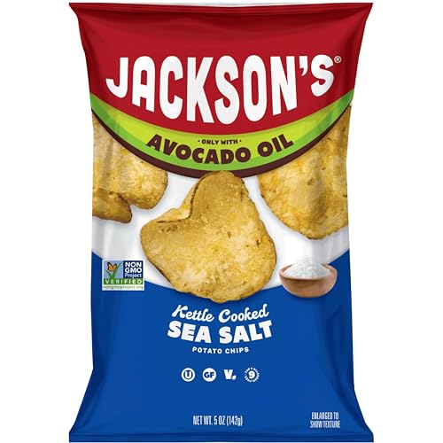 Jackson's Classic Potato Chips Variety Pack, Avocado Oil (1.5oz, 10ct)|B0F2JGF18T