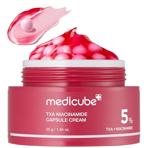 medicube Capsule Cream with Salmon DNA PDRN Pink Collagen | Lightweight Moisturizing Cream with PDRN, Niacinamide for Uneven Skin Tone and Texture, Glow hydration | Korean Skincare, 1.94 oz|B0DTKCN3Z4