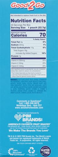 Welch's Fruit Snacks - Mixed Fruit Box - Kids Snacks - 0.8 Oz - 40 Pack