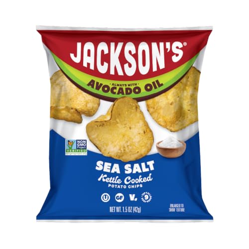 Jackson's Classic Potato Chips Variety Pack, Avocado Oil (1.5oz, 10ct)|B0F2JGF18T