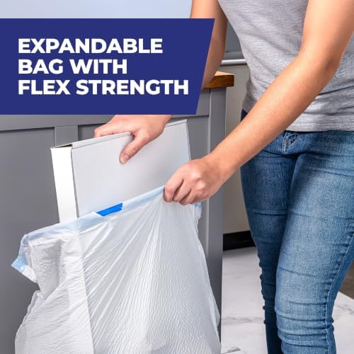 Hefty Ultra Strong 13 Gal Kitchen Trash Bags, White, Lavender Vanilla, 80ct|B01BZ0LXL8