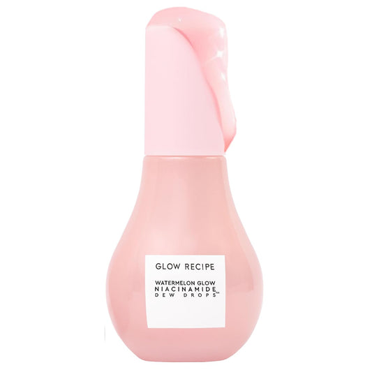 Glow Recipe Watermelon Niacinamide Dew Drops, Korean Niacinamide Serum Drops, Hydrating Face Serum + Primer & Liquid Highlighter, Hyaluronic Acid, Dewy Glow (40ml)