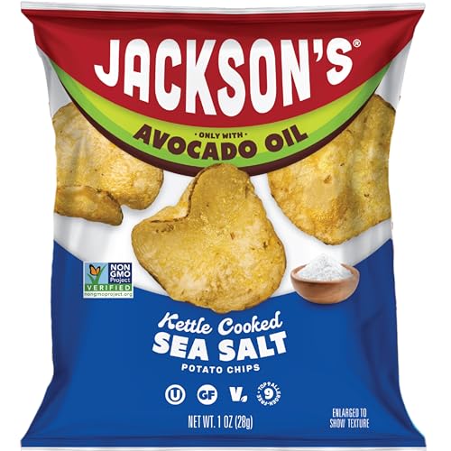 Jackson's Classic Potato Chips Variety Pack, Avocado Oil (1.5oz, 10ct)|B0F2JGF18T
