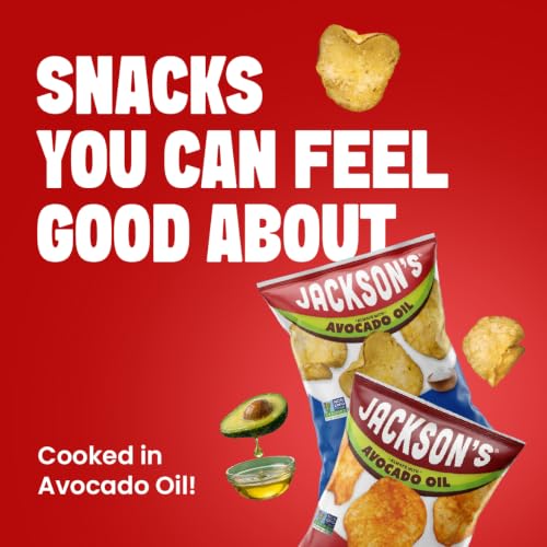 Jackson's Classic Potato Chips Variety Pack, Avocado Oil (1.5oz, 10ct)|B0F2JGF18T