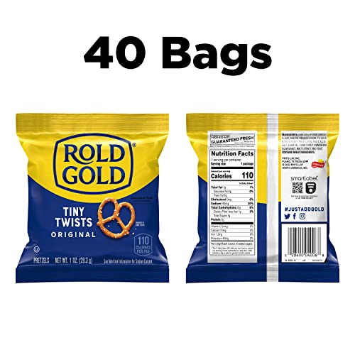 Rold Gold Tiny Twists Pretzels, 1 Ounce (Pack of 40)|B071J7HHS3