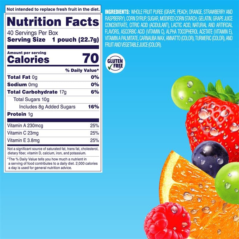 Welch's Fruit Snacks - Mixed Fruit Box - Kids Snacks - 0.8 Oz - 40 Pack