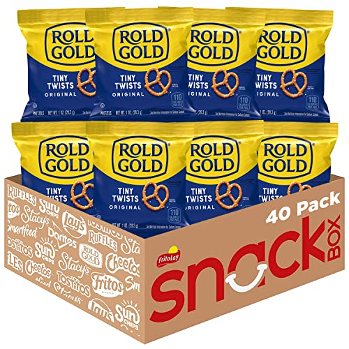 Rold Gold Tiny Twists Pretzels, 1 Ounce (Pack of 40)|B071J7HHS3