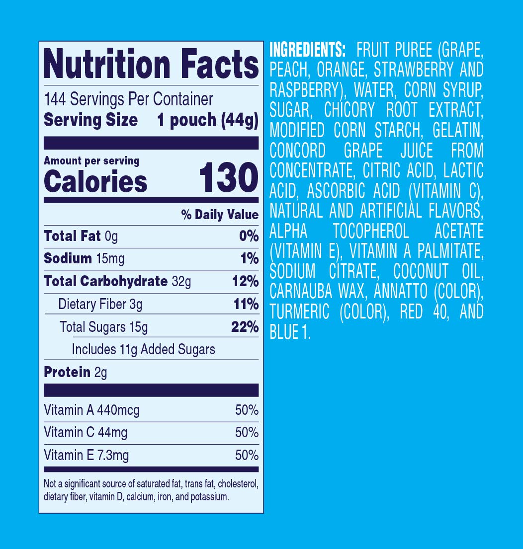 Welch's Fruit Snacks - Mixed Fruit Box - Kids Snacks - 0.8 Oz - 40 Pack