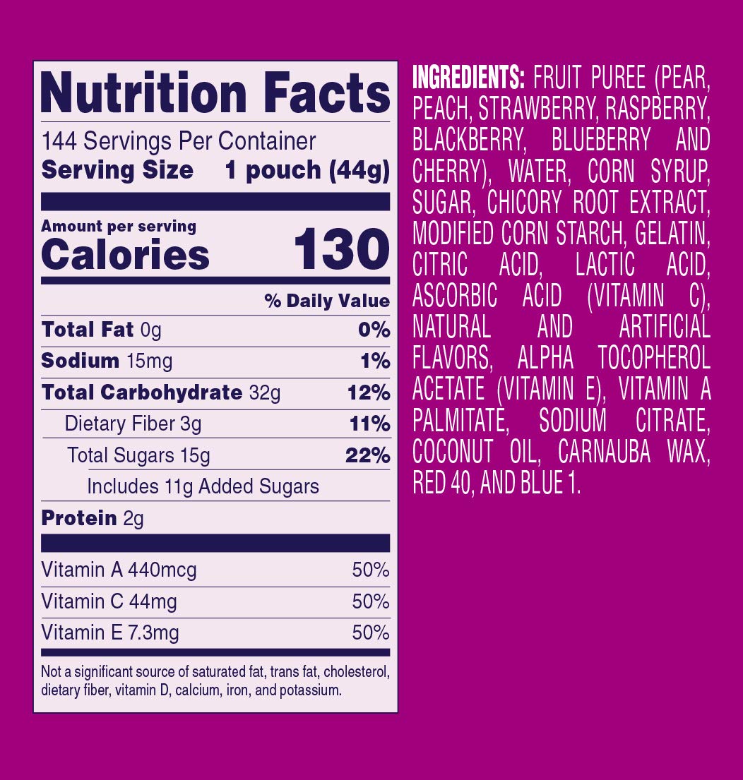 Welch's Fruit Snacks - Mixed Fruit Box - Kids Snacks - 0.8 Oz - 40 Pack
