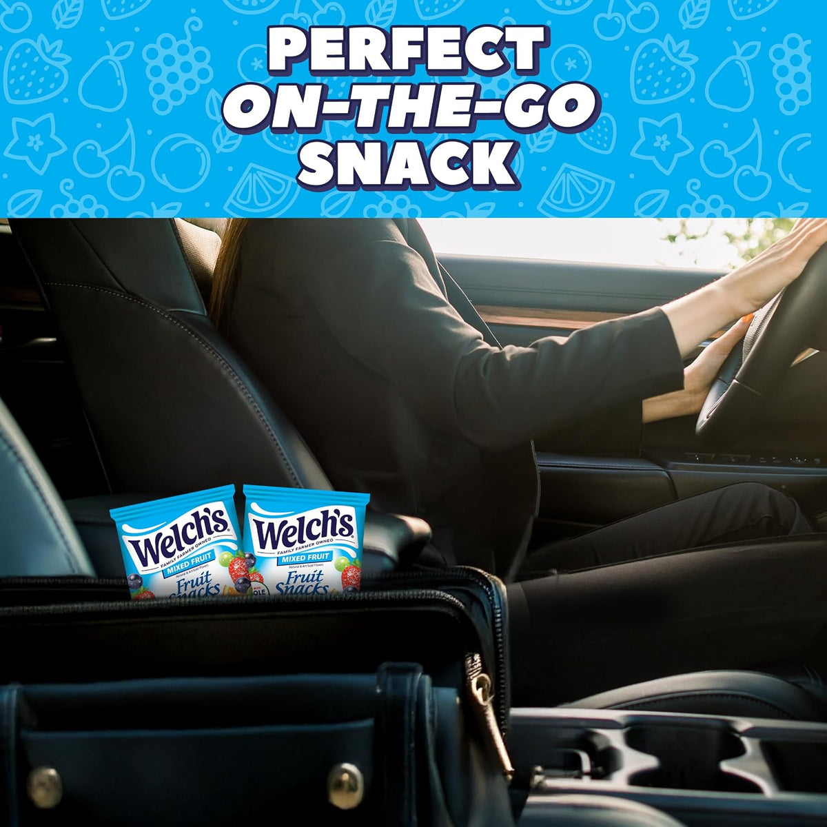 Welch's Fruit Snacks - Mixed Fruit Box - Kids Snacks - 0.8 Oz - 40 Pack