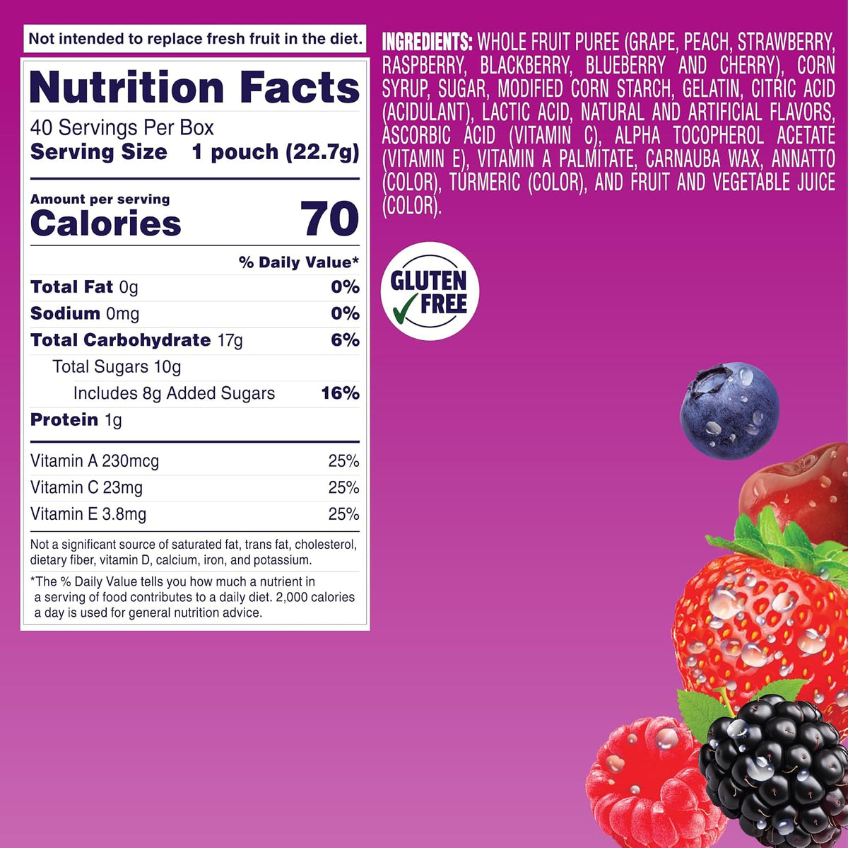Welch's Fruit Snacks - Mixed Fruit Box - Kids Snacks - 0.8 Oz - 40 Pack