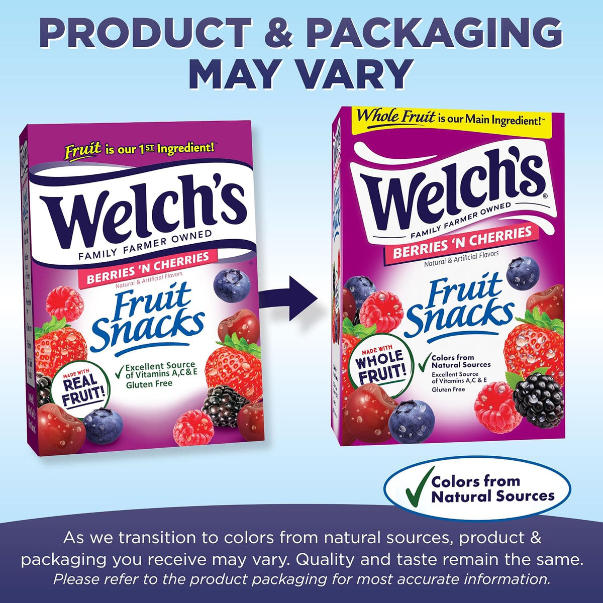 Welch's Fruit Snacks - Mixed Fruit Box - Kids Snacks - 0.8 Oz - 40 Pack