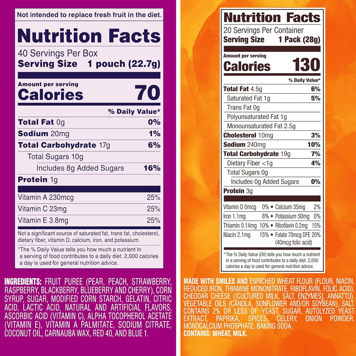Welch's Fruit Snacks - Mixed Fruit Box - Kids Snacks - 0.8 Oz - 40 Pack
