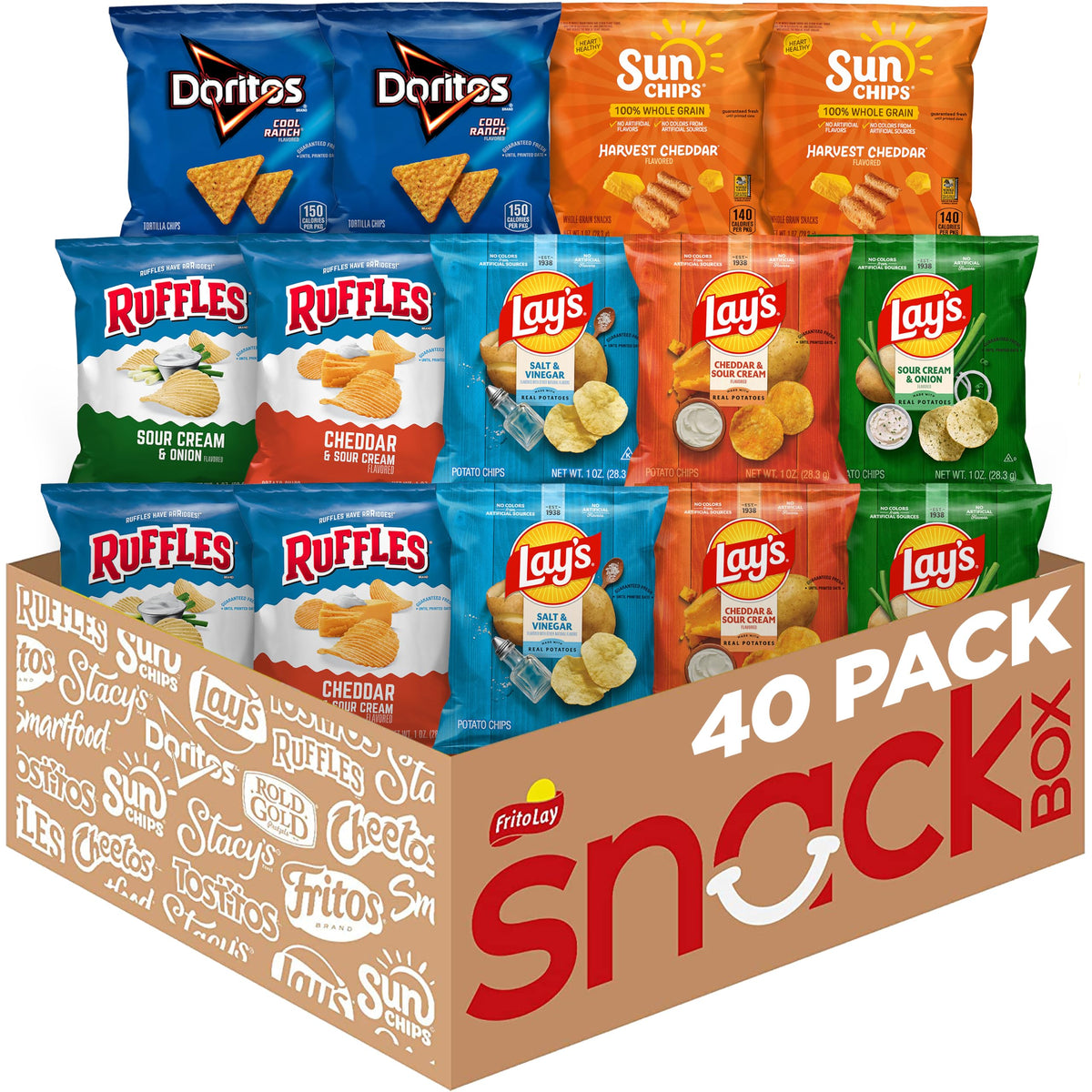 Frito-Lay Fun Times Mix Variety Pack, 40 Count